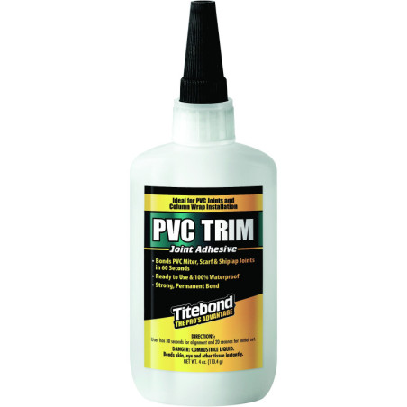 Lauko ir Vidaus Momentiniai Klijai “Titebond® PVC Trim Joint Adhesive” (6422)